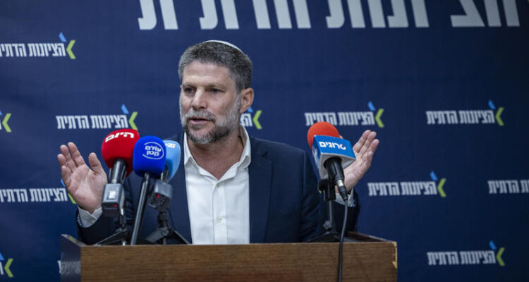 Smotrich vows to keep fighting ‘terrible idea’ of Palestinian state ahead of election