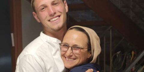 Jen Airley with her son Binyamin