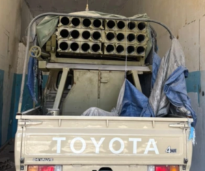 Hezbollah rocket launcher