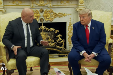 President Donald Trump and Lebanese President Joseph Aoun