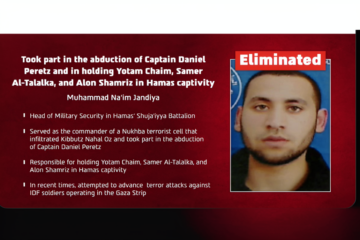 Muhammad Na’im Jandiya, the Head of Military Security in Hamas’ Shuja'iyya Battalion