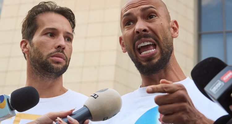 Pro-Hamas influencers Andrew and Tristan Tate arrested on rape charges