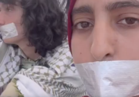 Palestinian convoy