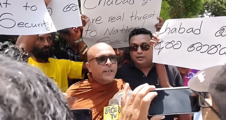 Chabad house in Sri Lanka faces threats as Buddhist monks lead protests