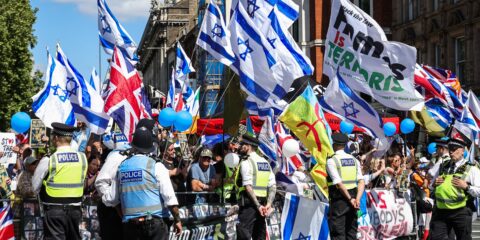 Pro-Israel rally London