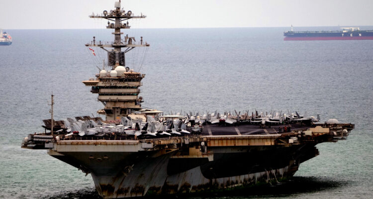 The USS Abraham Lincoln arrives in Thailand following its Middle East deployment