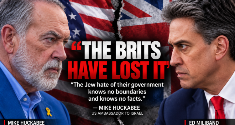 ‘The Brits have lost it’: US ambassador tears into Britain over accusations against Israel