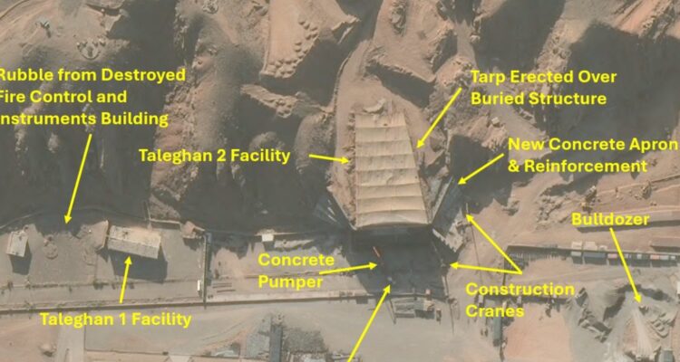 Satellite images show Iran rebuilding nuclear-related site after Israeli strikes