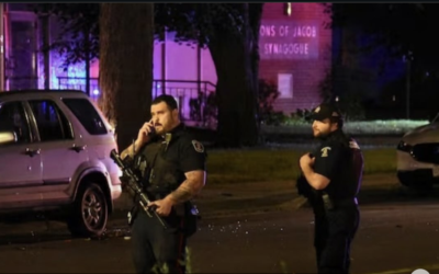 Shooting at synagogue at in Belleville Ontario on the eve of Yom Kippur. (Instagram)