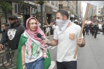 IDF soldier interviews anti-Israel protester