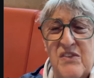 woman complains about refreshments at Auschwitz