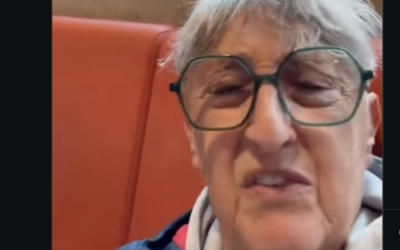 woman complains about refreshments at Auschwitz