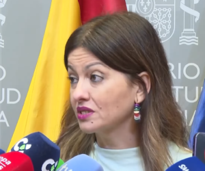 Spain's Youth Minister Sira Rego (Screenshot)
