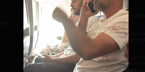 FlyDubai passenger