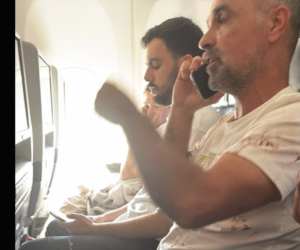 FlyDubai passenger