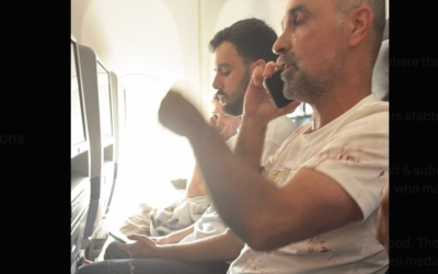 FlyDubai passenger