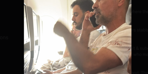 FlyDubai passenger