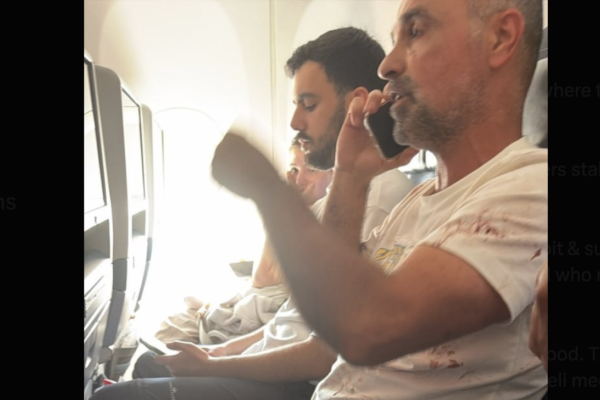 FlyDubai passenger