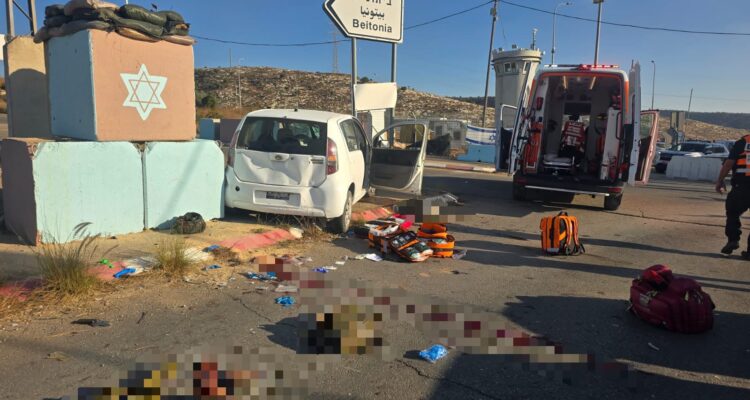 IDF soldier critically wounded in car-ramming terror attack