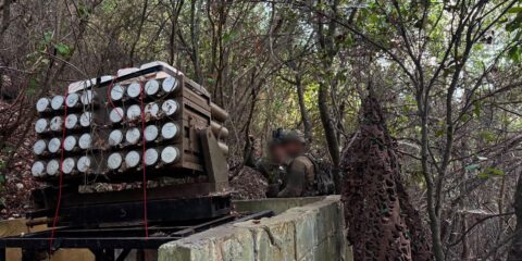 Hezbollah rocket launcher