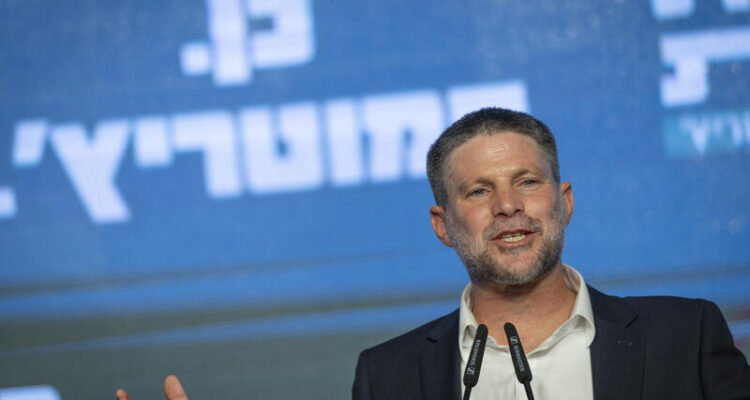 Israel’s finance minister pledges to rebuild Jewish towns in Gaza