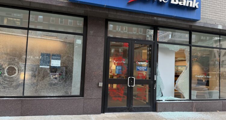 NYPD probes Palestine Action Capital One vandalism as hate crime
