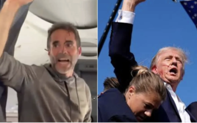 Asaf Rajuan and Donald Trump
