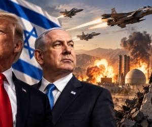 Trump and Netanyahu Amid Airstrikes