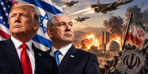 Trump and Netanyahu Amid Airstrikes