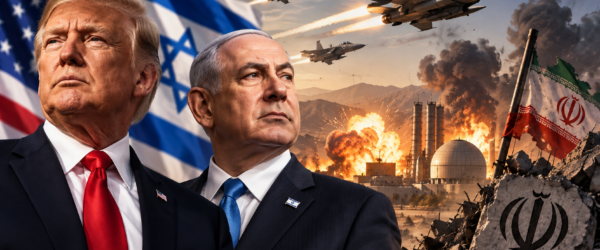 Trump and Netanyahu Amid Airstrikes