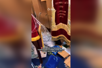 Paris synagogue vandalized